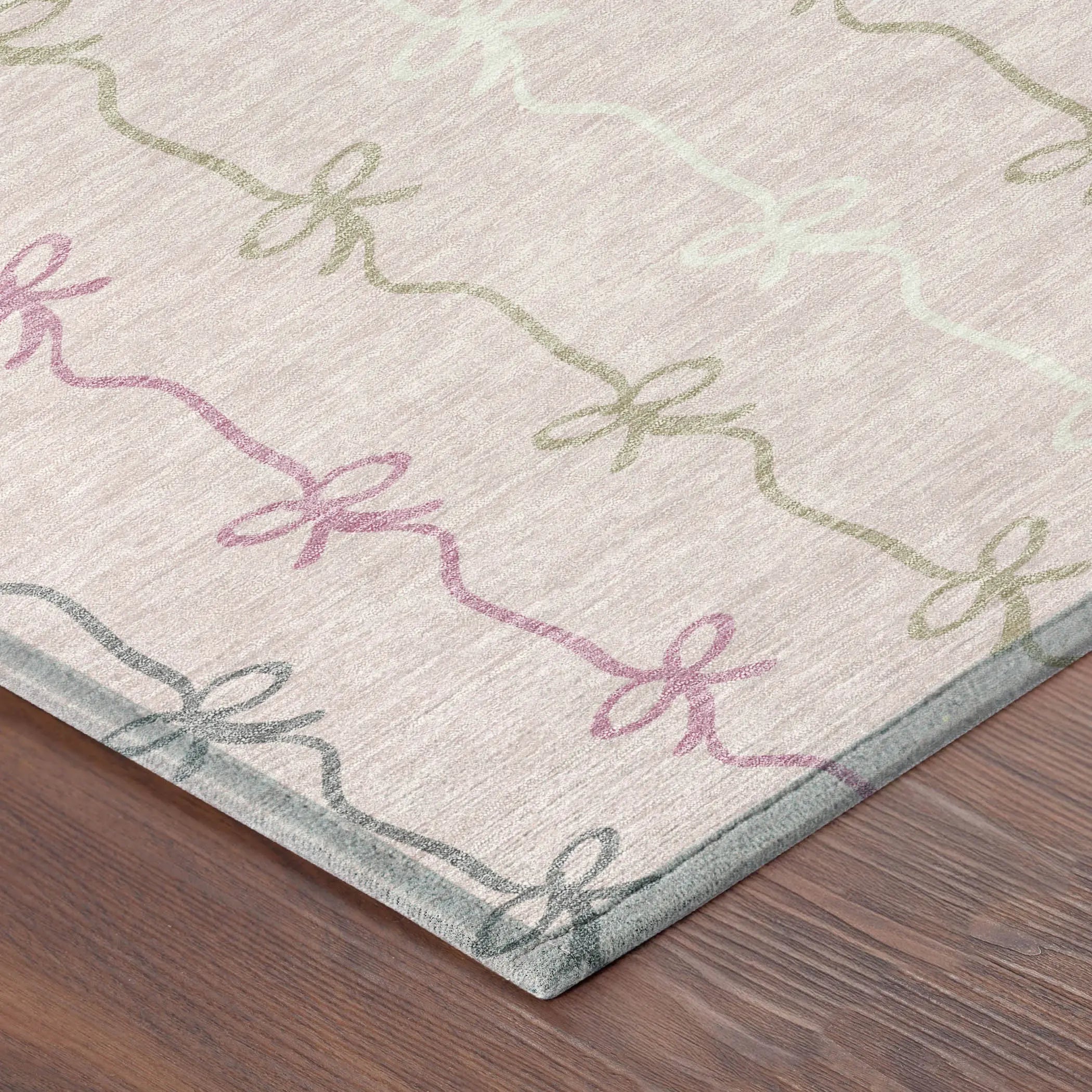 9' X 12' Pink And Gray Southwestern Washable Indoor Outdoor Area Rug Homeroots Outdoor
