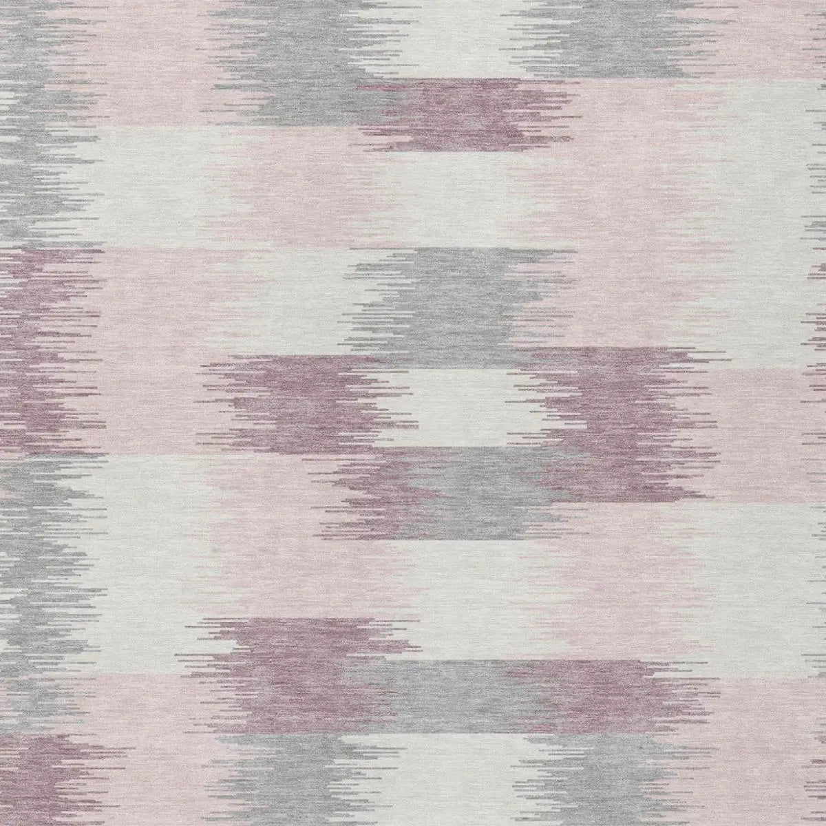 9' X 12' Pink And Linen Geometric Washable Indoor Outdoor Area Rug Homeroots Outdoor