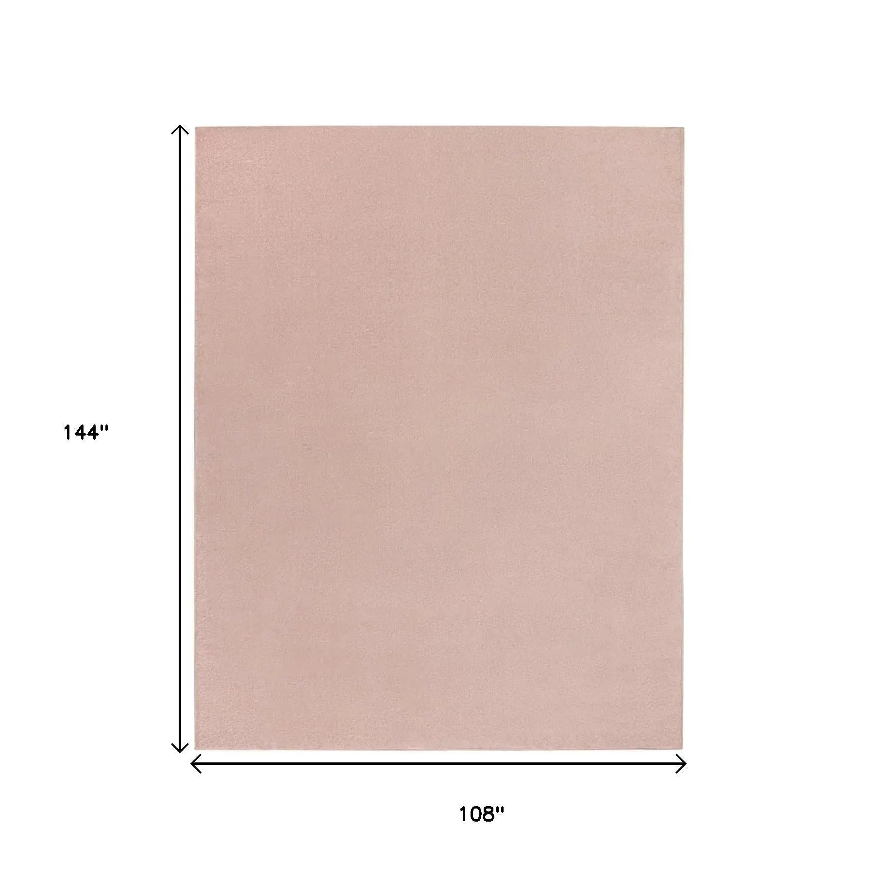 9' X 12' Pink Indoor Outdoor Area Rug Homeroots Outdoor