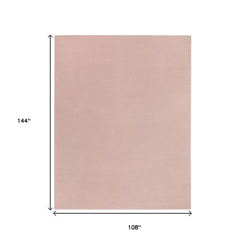 9' X 12' Pink Indoor Outdoor Area Rug Homeroots Outdoor