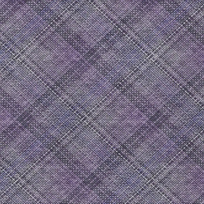 9' X 12' Plum And Purple Plaid Washable Indoor Outdoor Area Rug Homeroots Outdoor