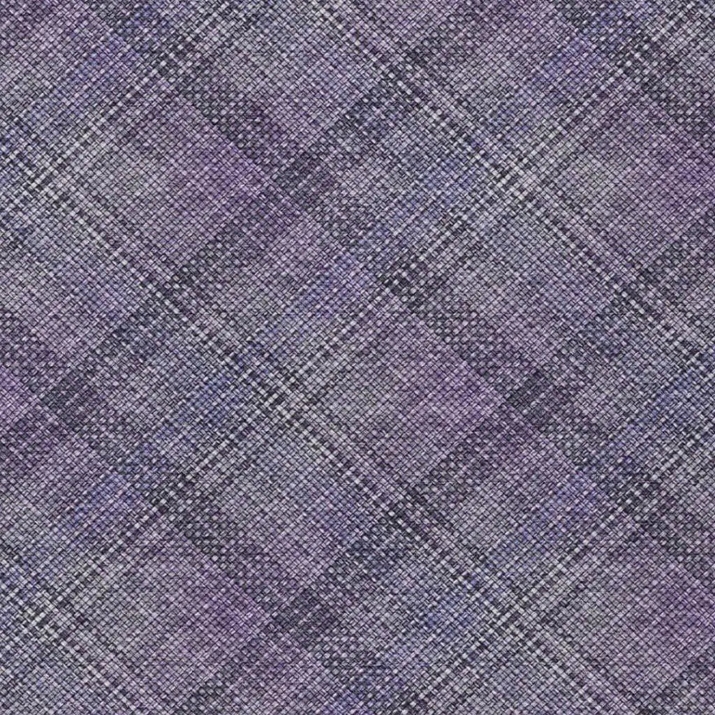 9' X 12' Plum And Purple Plaid Washable Indoor Outdoor Area Rug Homeroots Outdoor