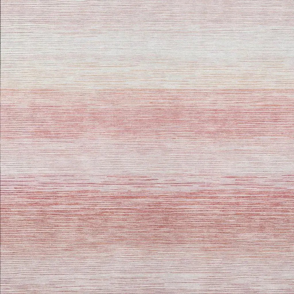 9' X 12' Plum And Purple Striped Washable Indoor Outdoor Area Rug Homeroots Outdoor