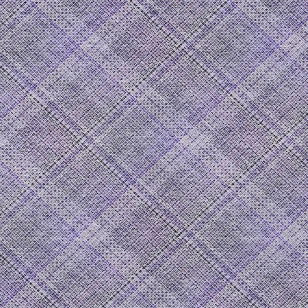 9' X 12' Purple And Lavender Plaid Washable Indoor Outdoor Area Rug Homeroots Outdoor
