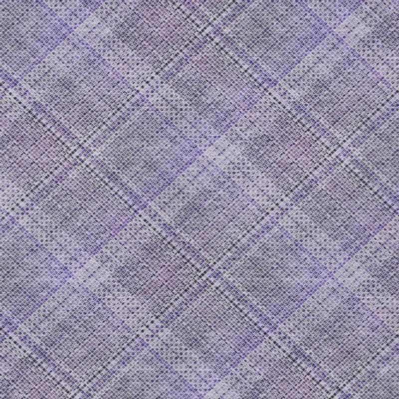 9' X 12' Purple And Lavender Plaid Washable Indoor Outdoor Area Rug Homeroots Outdoor