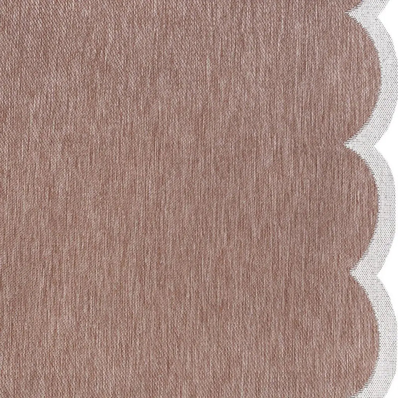 9' X 12' Rose And Cream Indoor Outdoor Area Rug Homeroots Outdoor