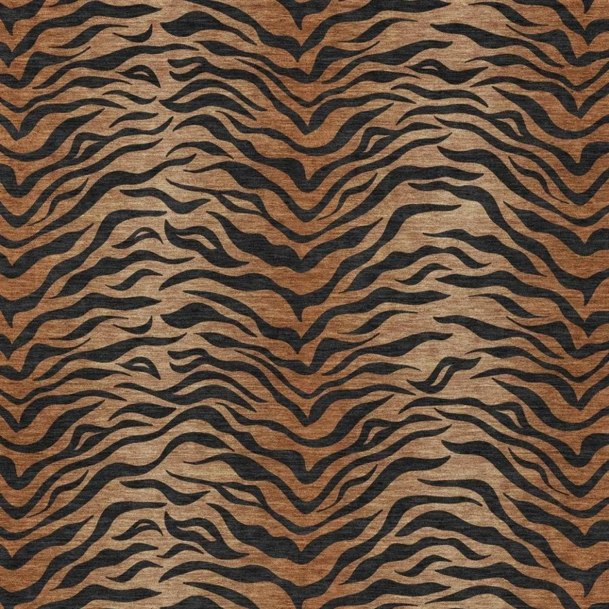 9' X 12' Rust And Orange Animal Print Washable Indoor Outdoor Area Rug Homeroots Outdoor