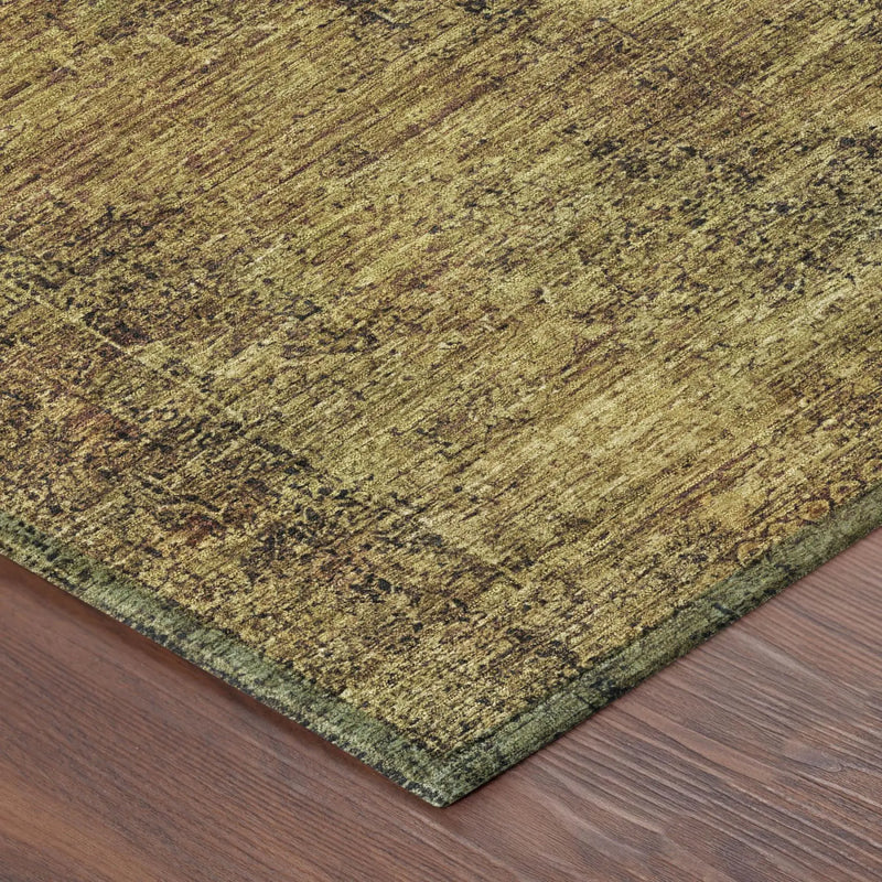 9' X 12' Rust And Orange Oriental Washable Indoor Outdoor Area Rug Homeroots Outdoor