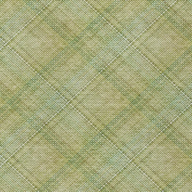 9' X 12' Sage And Green Plaid Washable Indoor Outdoor Area Rug Homeroots Outdoor