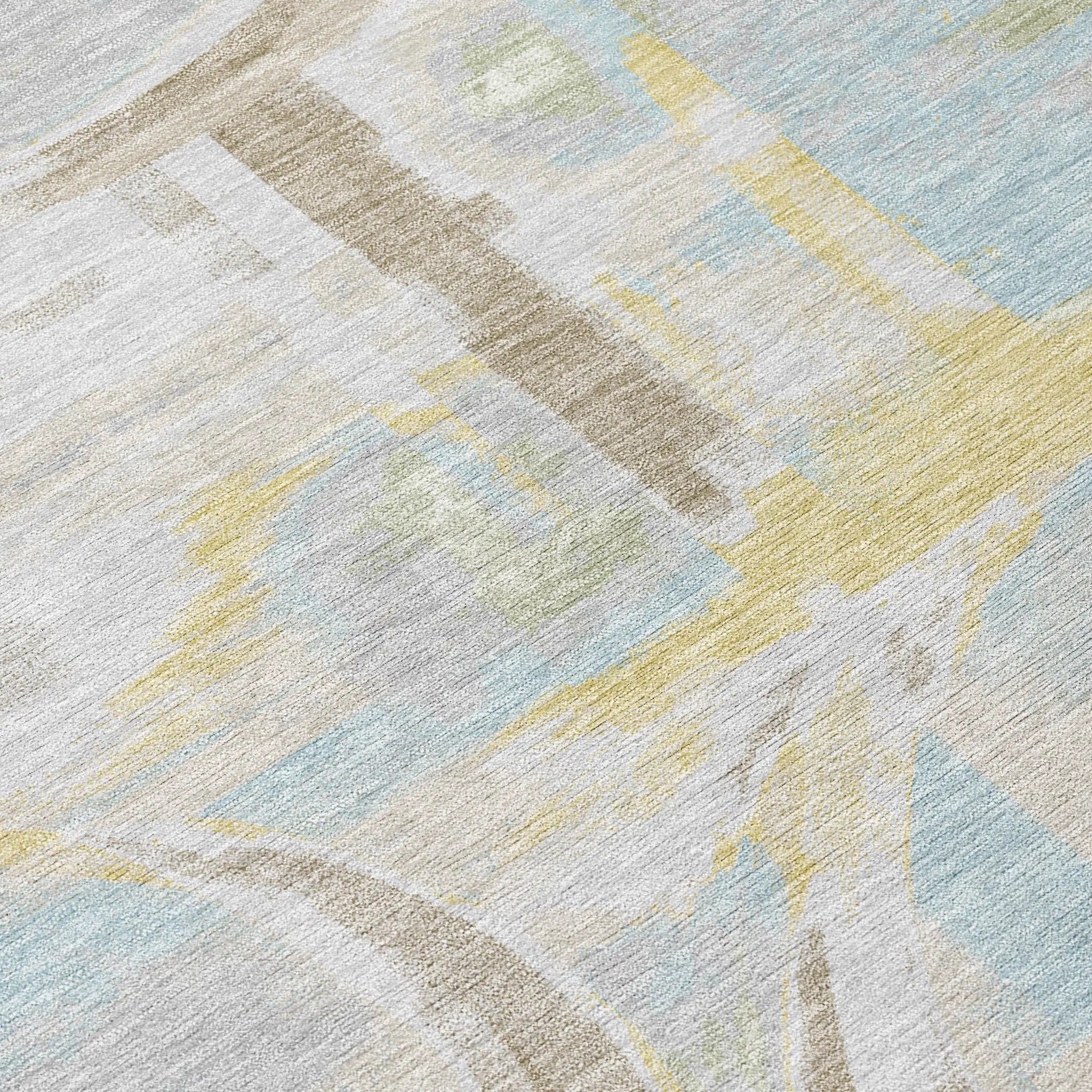 9' X 12' Silver And Gray Abstract Washable Indoor Outdoor Area Rug Homeroots Outdoor