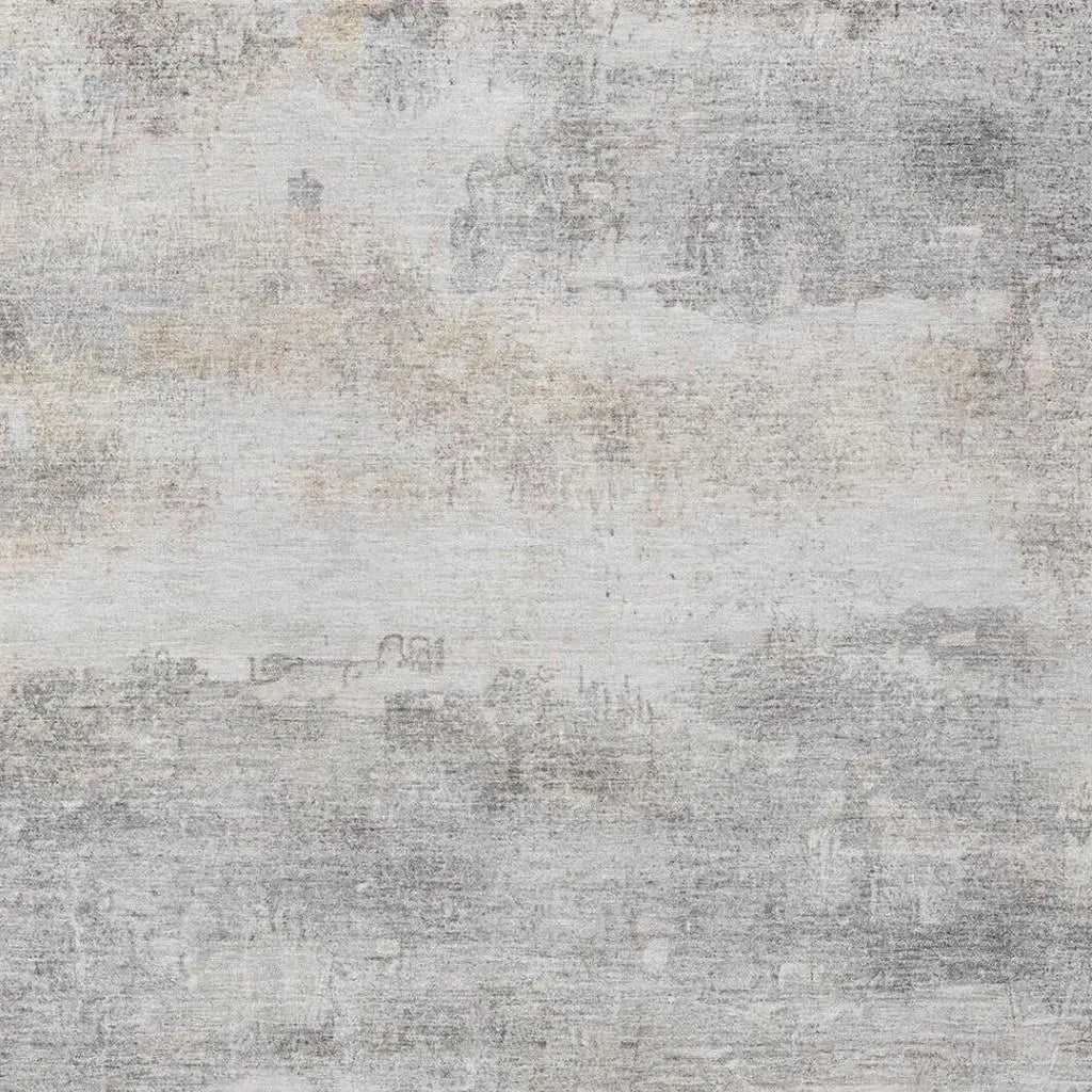 9' X 12' Silver And Gray Abstract Washable Indoor Outdoor Area Rug Homeroots Outdoor