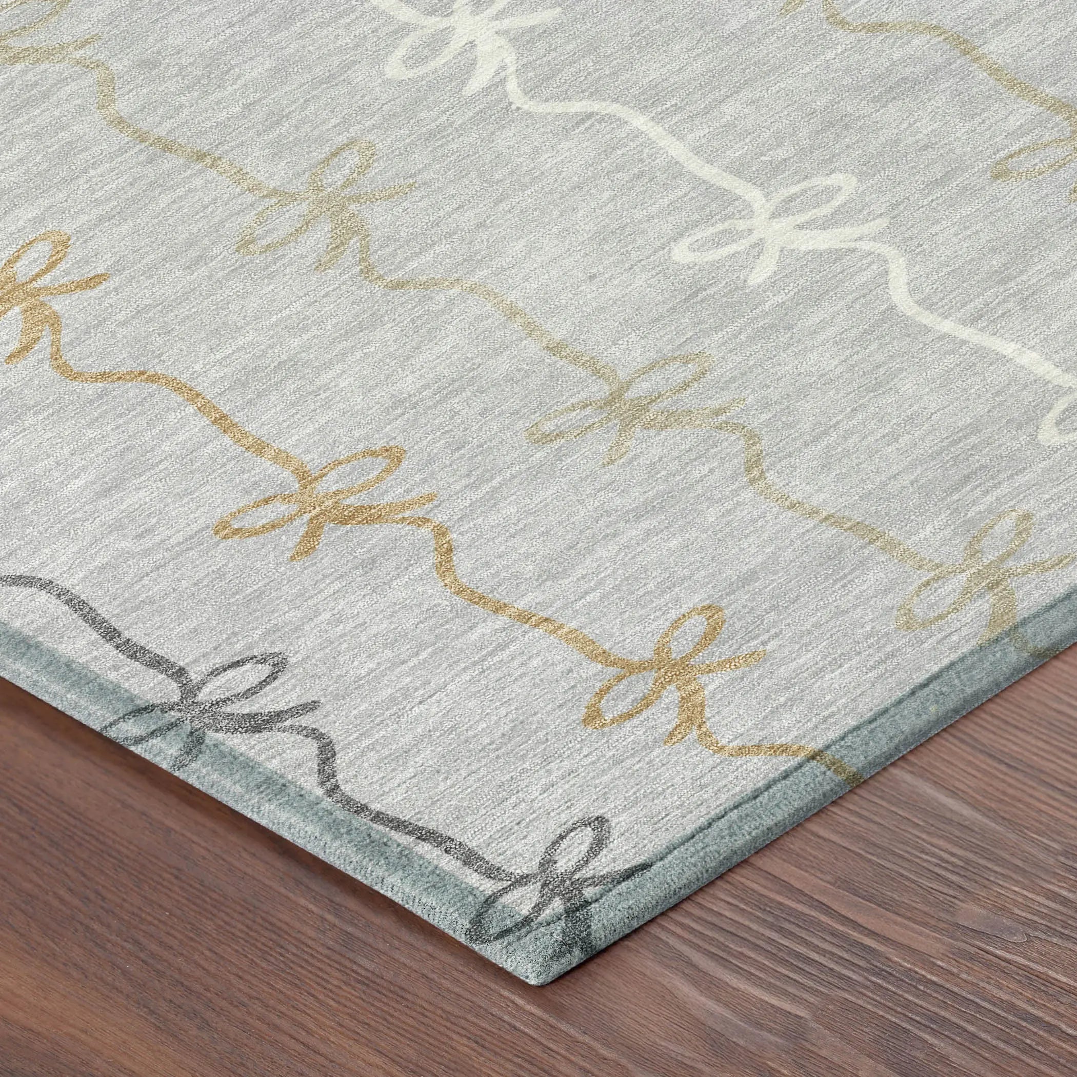 9' X 12' Silver And Gray Southwestern Washable Indoor Outdoor Area Rug Homeroots Outdoor