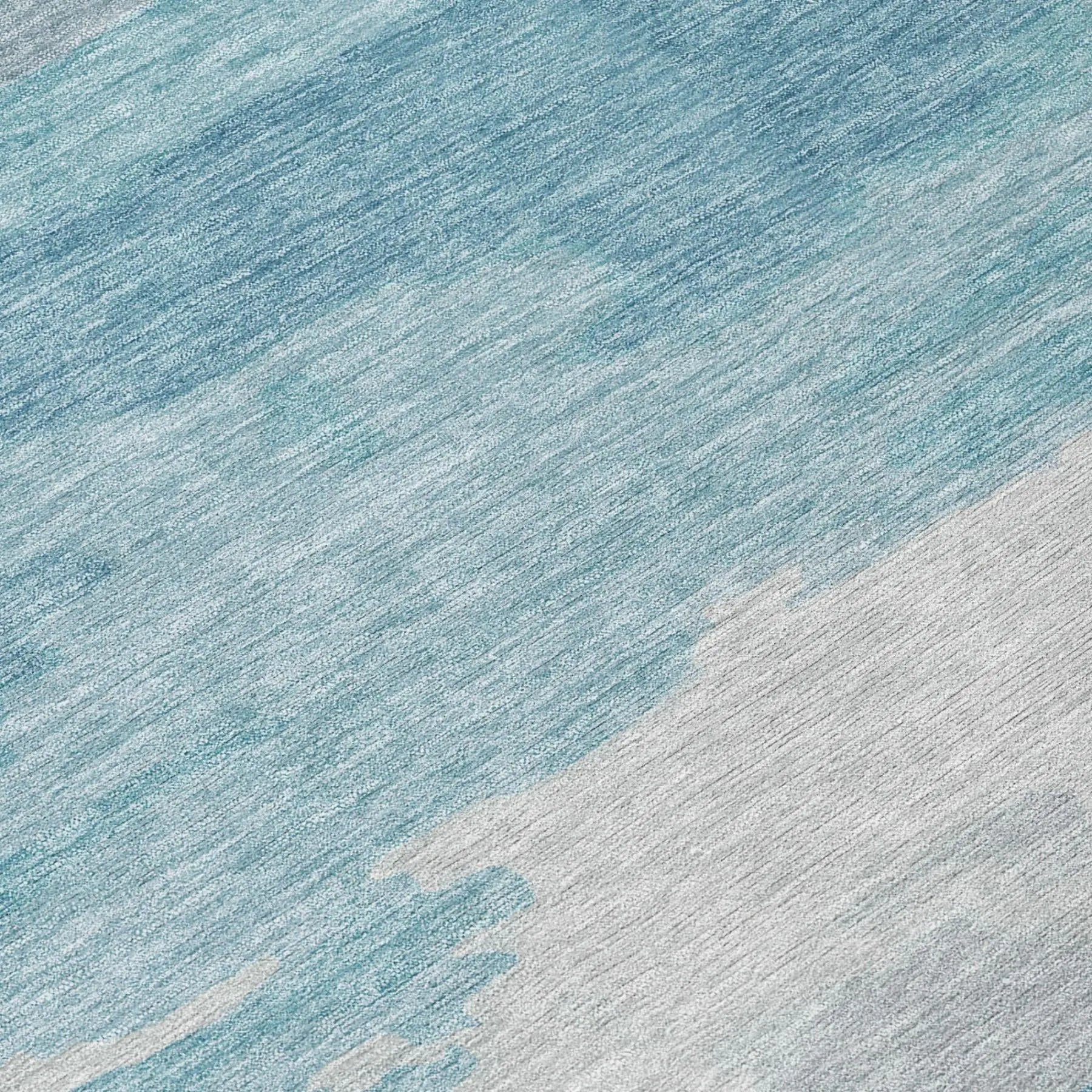 9' X 12' Sky Blue And Blue Abstract Washable Indoor Outdoor Area Rug Homeroots Outdoor