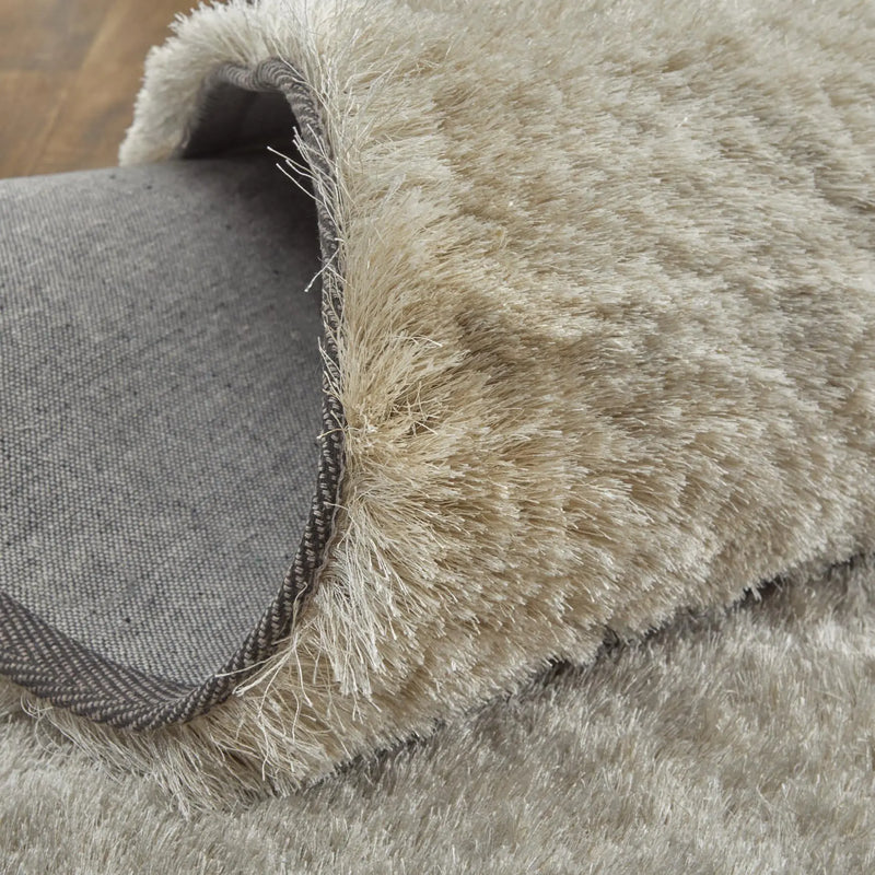 9' X 12' Tan And Taupe Shag Hand Tufted Area Rug Homeroots Home Decor