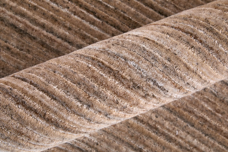 9' X 12' Tan Brown And Gray Handmade Indoor Outdoor Area Rug Homeroots Outdoor