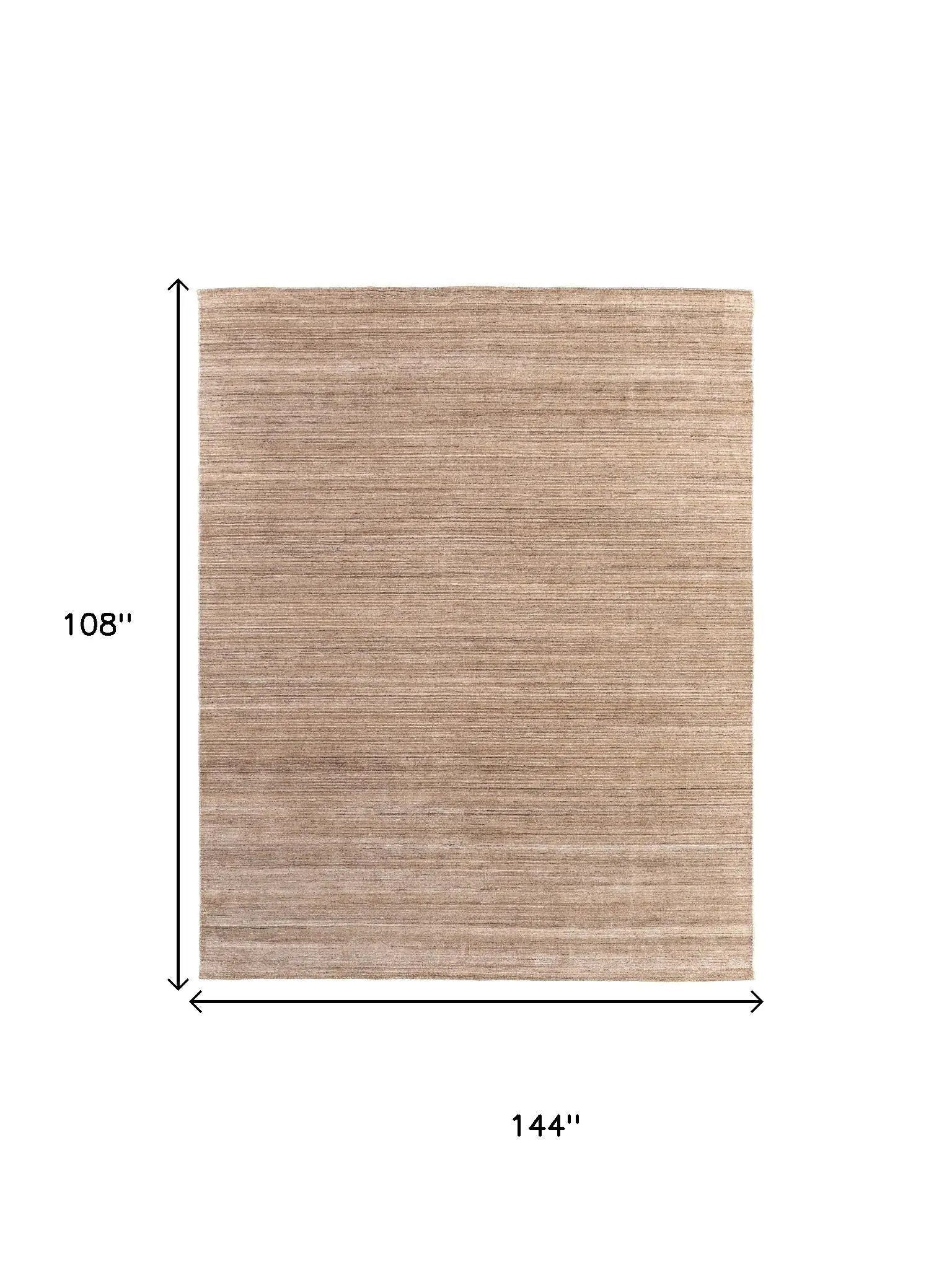 9' X 12' Tan Brown And Gray Handmade Indoor Outdoor Area Rug Homeroots Outdoor