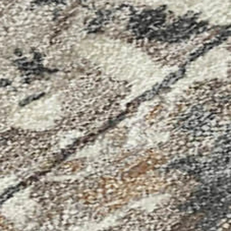 9' X 12' Taupe And Beige Abstract Washable Indoor Outdoor Area Rug Homeroots Outdoor