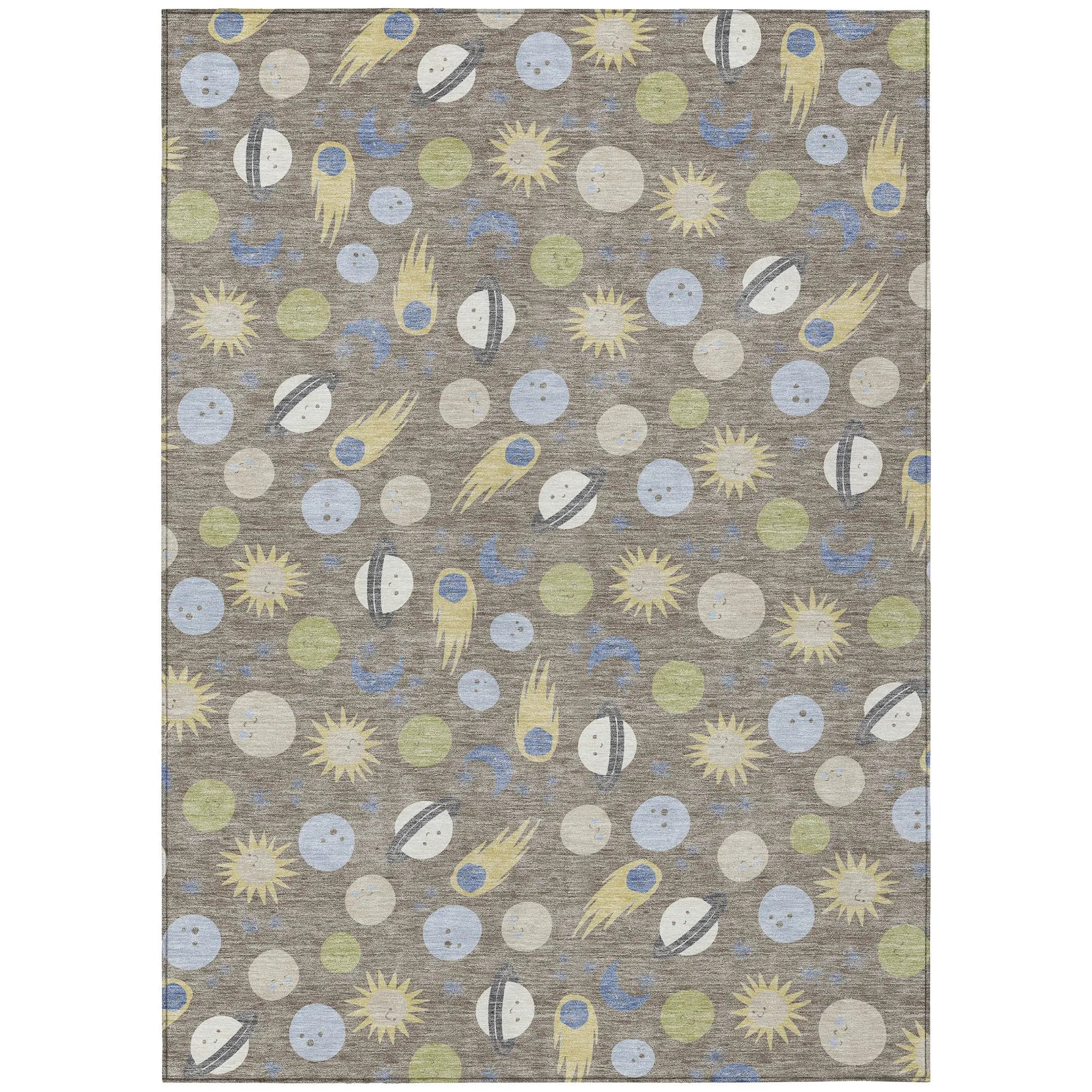 9' X 12' Taupe And Beige Geometric Washable Indoor Outdoor Area Rug Homeroots Outdoor