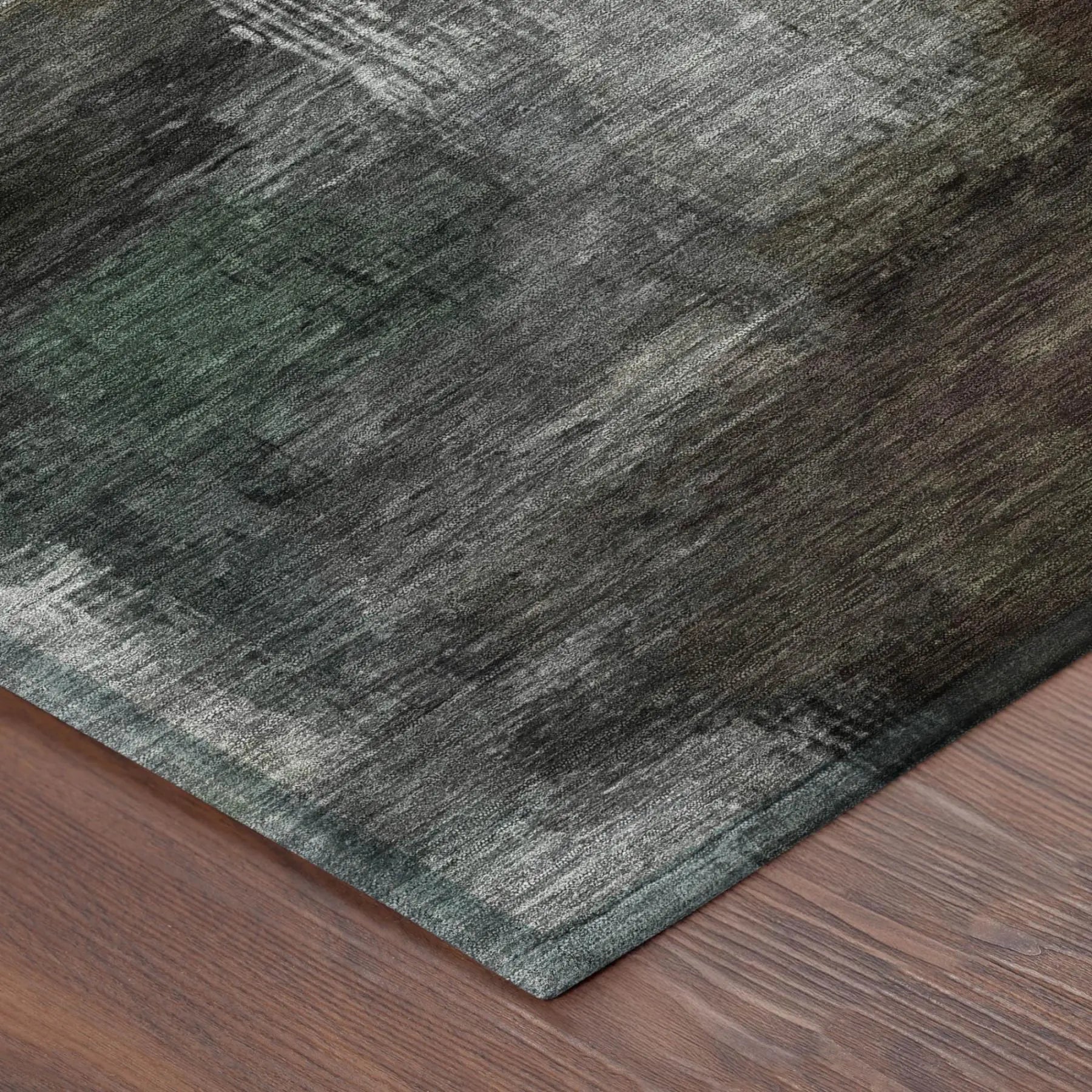 9' X 12' Taupe And Brown Abstract Washable Indoor Outdoor Area Rug Homeroots Outdoor