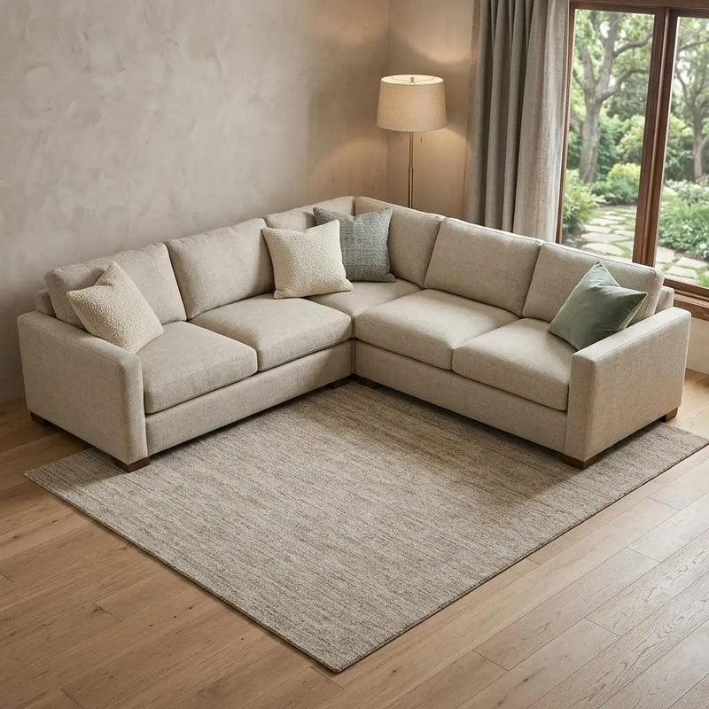 9' X 12' Taupe And Brown Hand Woven Area Rug Homeroots Home Decor