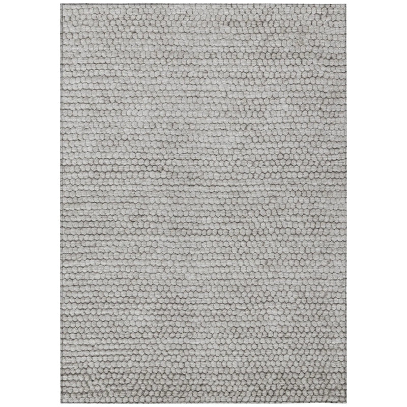 9' X 12' Taupe And Brown Striped Washable Indoor Outdoor Area Rug Homeroots Outdoor