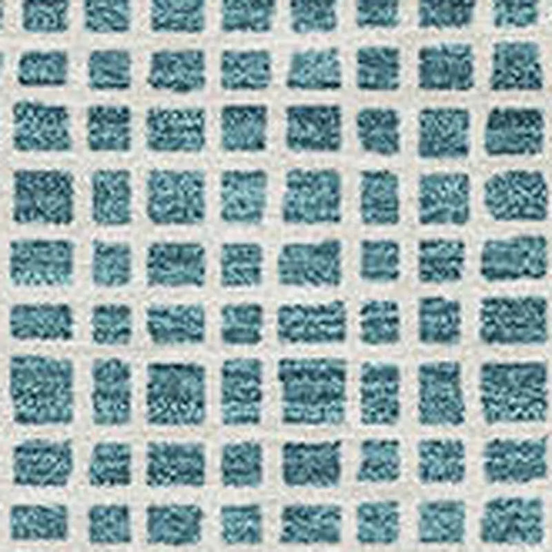 9' X 12' Teal Blue And Ivory Striped Washable Indoor Outdoor Area Rug Homeroots Outdoor