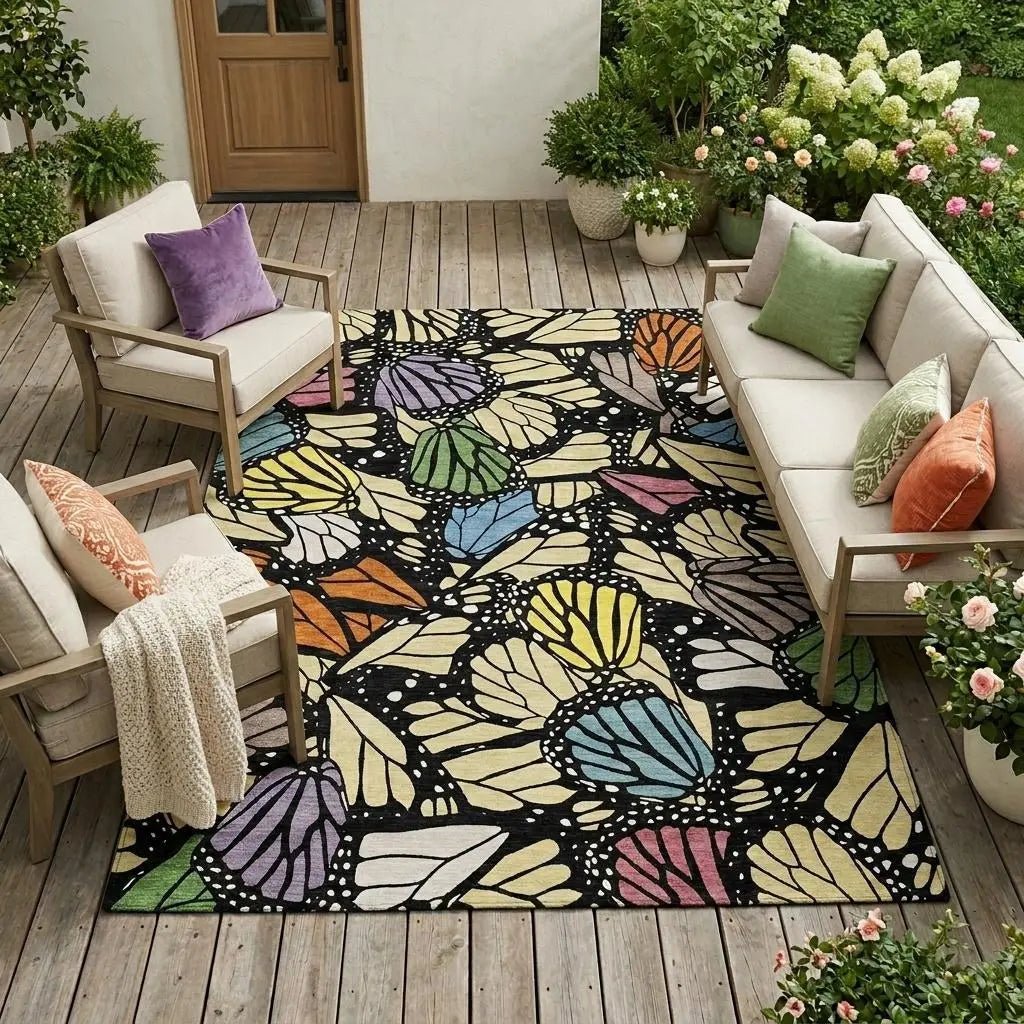 9' X 12' Wheat And Gold Animal Print Washable Indoor Outdoor Area Rug Homeroots Outdoor