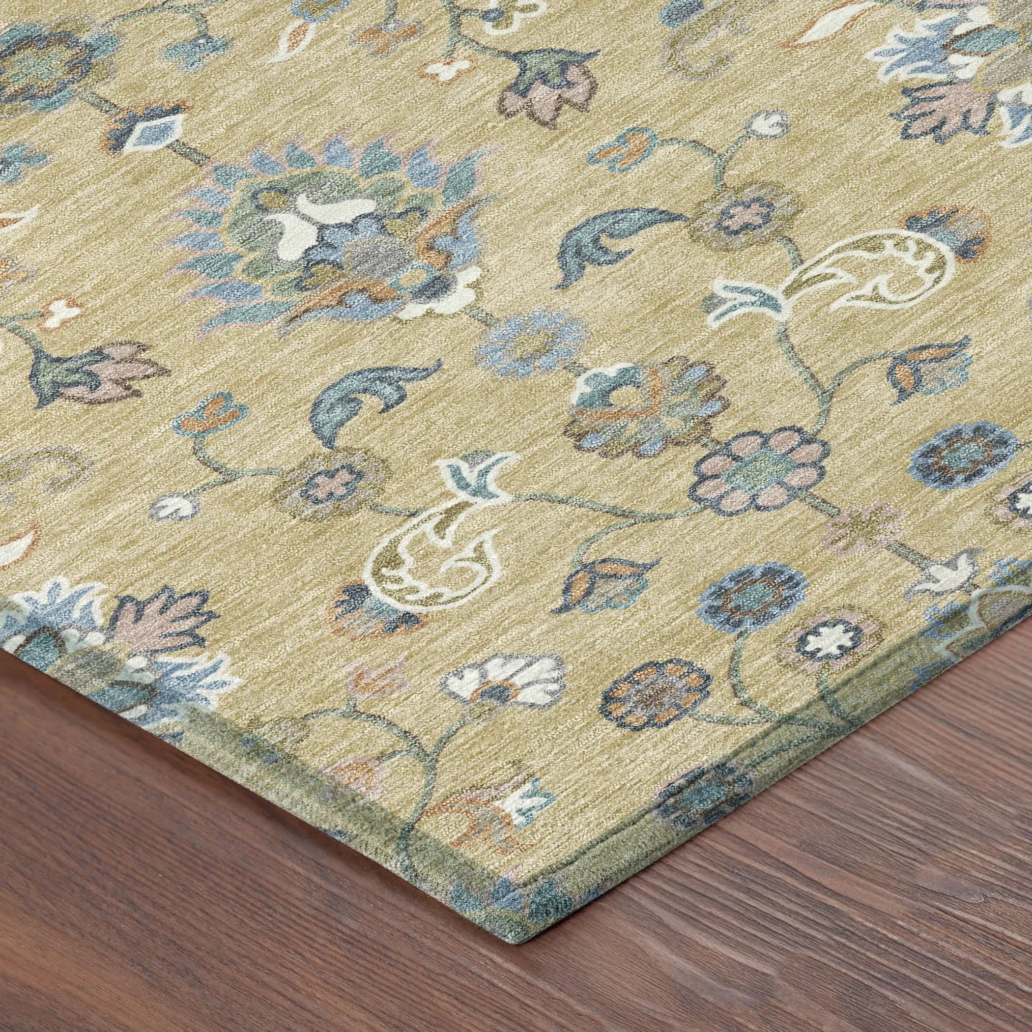 9' X 12' Wheat And Taupe Abstract Washable Indoor Outdoor Area Rug Homeroots Outdoor