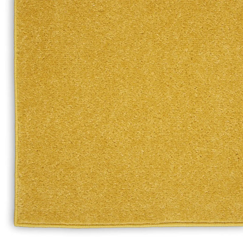 9' X 12' Yellow Indoor Outdoor Area Rug Homeroots Outdoor