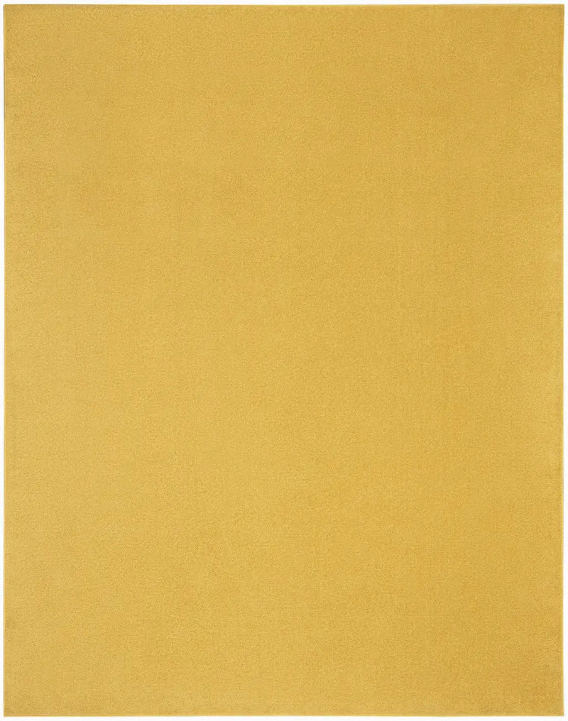 9' X 12' Yellow Indoor Outdoor Area Rug Homeroots Outdoor