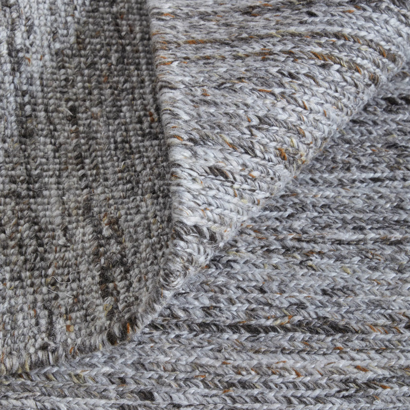 9' X 13' Gray And Brown Handmade Indoor Outdoor Area Rug Homeroots Outdoor