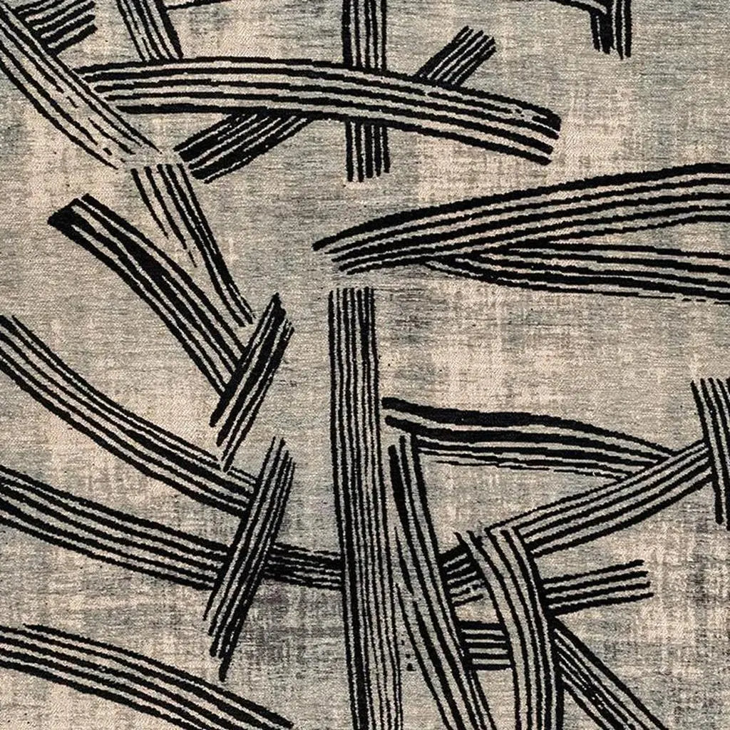 9' X 13' Gray And White Abstract Washable Area Rug With UV Protection Homeroots Home Decor