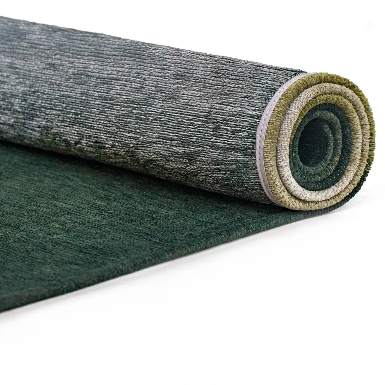 9' X 13' Green And White Abstract Washable Area Rug With UV Protection Homeroots Home Decor