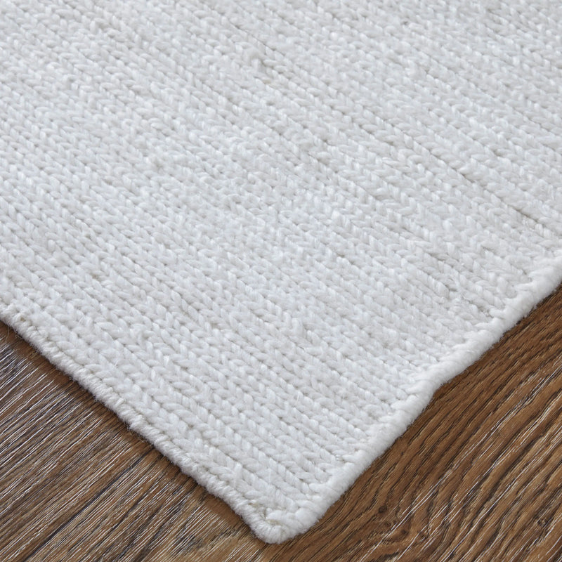 9' X 13' White Handmade Indoor Outdoor Area Rug Homeroots Outdoor
