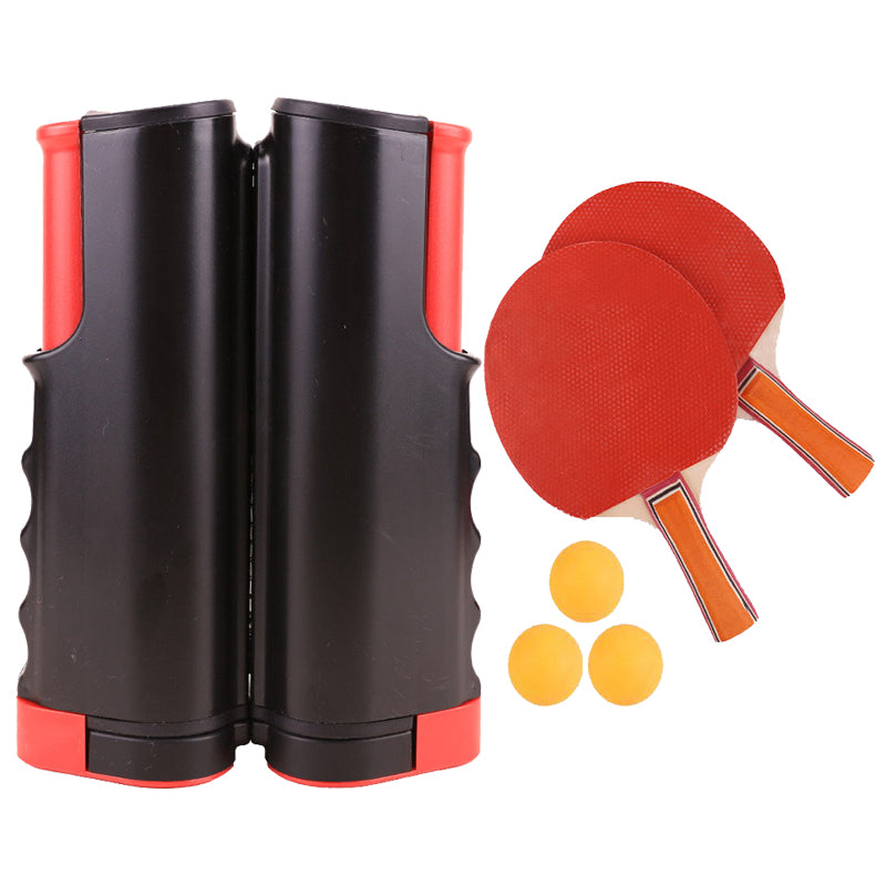 Table Tennis Net Portable Retractable Ping Pong Post Net Rack For Any Table Table Tennis Rack Replace Kit Ping Pong Set Black Suit