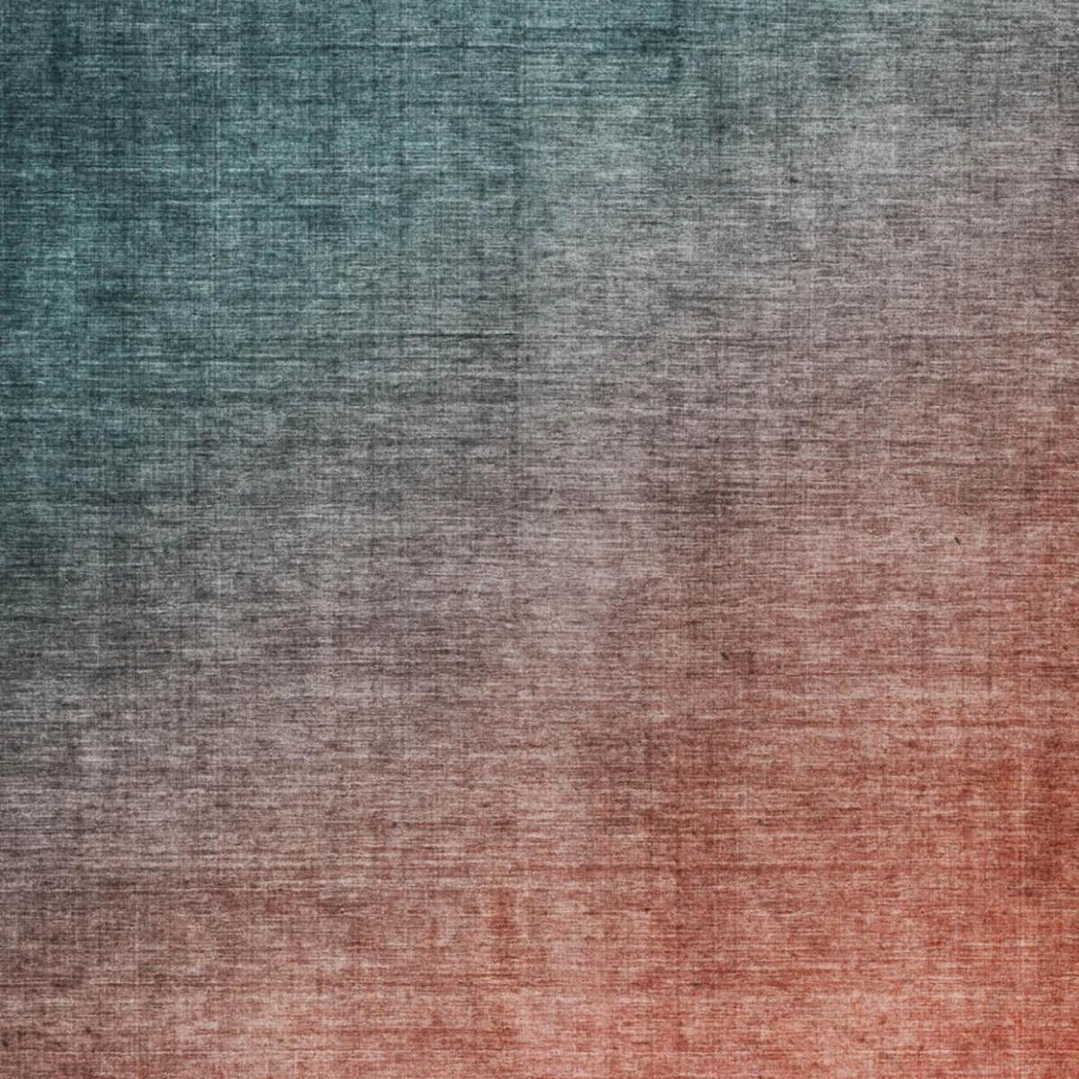 3' X 5' Teal And Gray Ombre Shag Washable Area Rug With UV Protection - Home & Garden