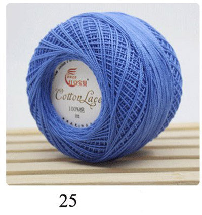 Crochet Knitting yarn Soft Comfortable Thin Yarn Lace Threads for Knitting 14 Colour Eco-friendly Dyed Sweater Scarf