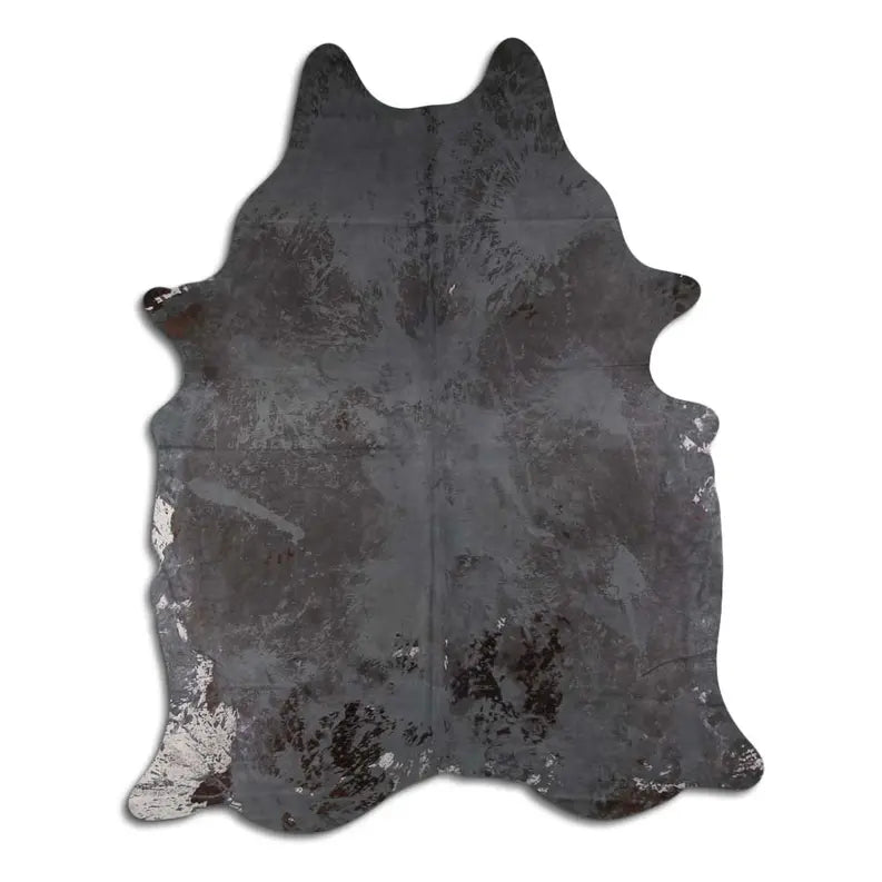 ACID WASHED HAIR ON COWHIDE DISTRESSED GREY MODA-DBK