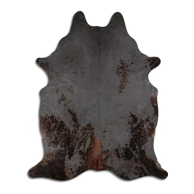 ACID WASHED HAIR ON COWHIDE DISTRESSED GREY MODA-DBK