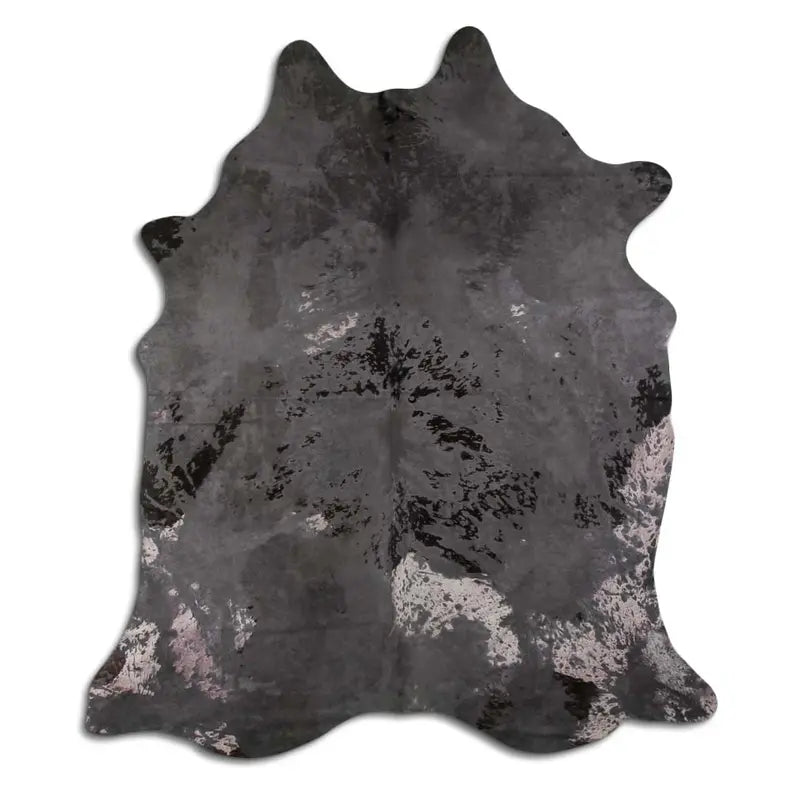 ACID WASHED HAIR ON COWHIDE DISTRESSED GREY MODA-DBK