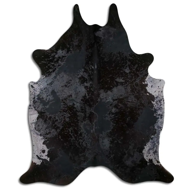 ACID WASHED HAIR ON COWHIDE DISTRESSED GREY MODA-DBK