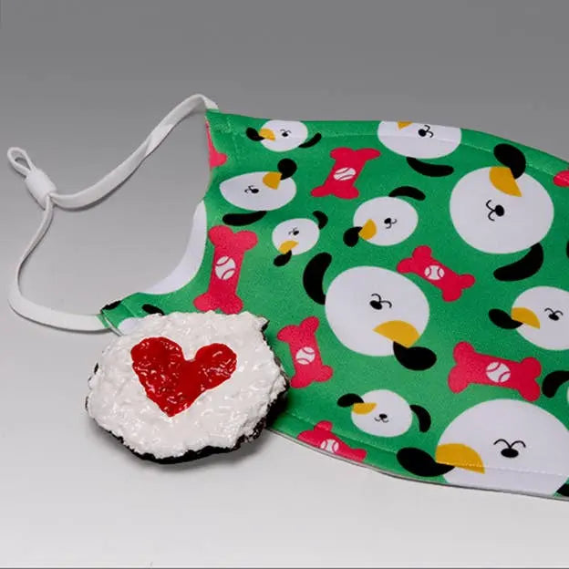 ADJUSTABLE Happy Howl-idays Face Mask LIANE FRIED STUDIO