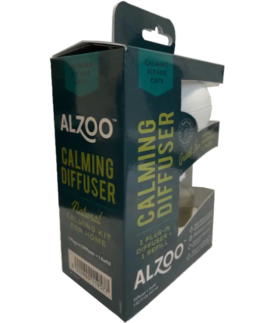 ALZOO Plant-Based Calming Plug-in Diffuser Kit - Cat ALZOO