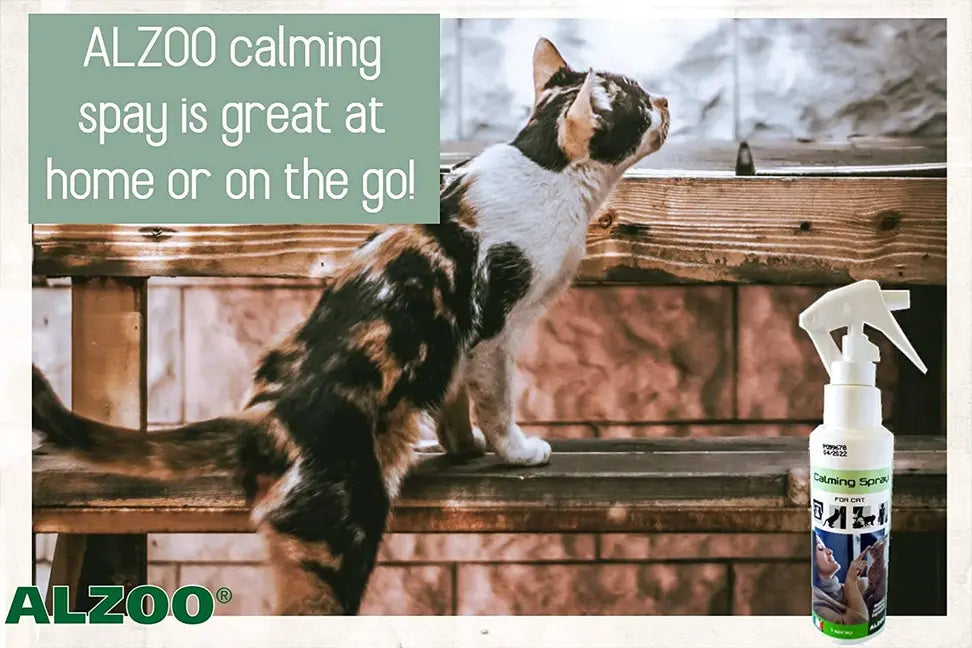 ALZOO Plant-Based Calming Spray Cat ALZOO