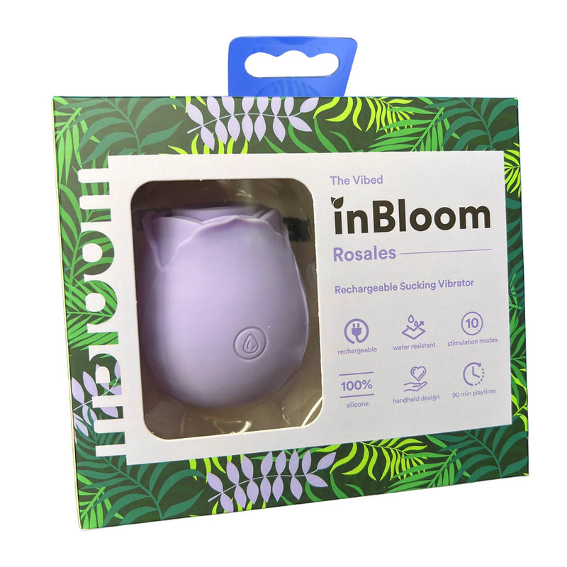 InBloom Rosales Sucking Vibrator - Lavender InBloom