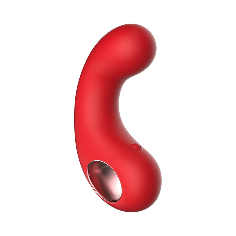 Luv Inc Cv77: Curved Vibrator - Red Luv Inc