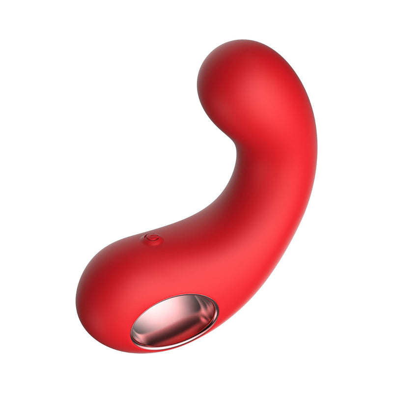Luv Inc Cv77: Curved Vibrator - Red Luv Inc