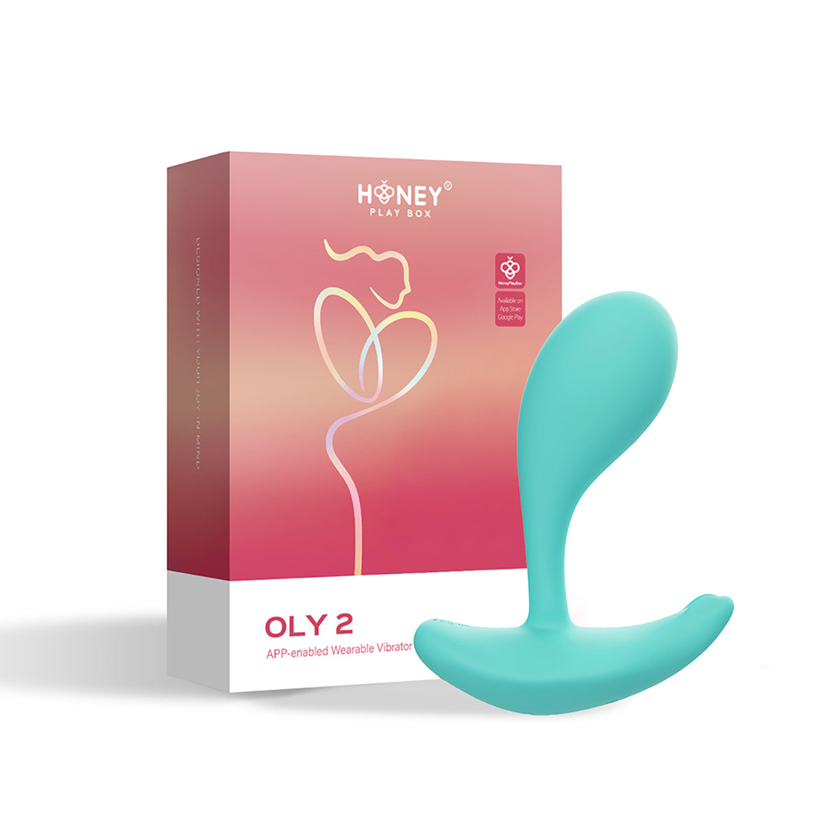 Honey Play Box Oly 2 Pressure Sensing App-Enabled Wearable Vibrator Honey Play Box