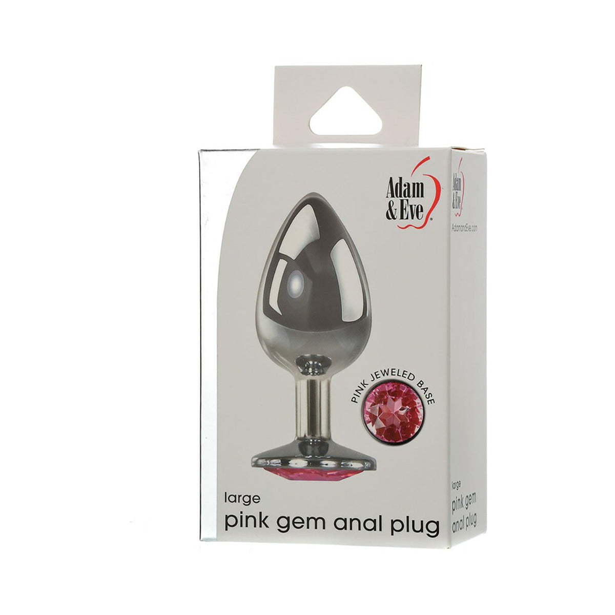 A&E Pink Gem Anal Plug Large PHE / Adam & Eve
