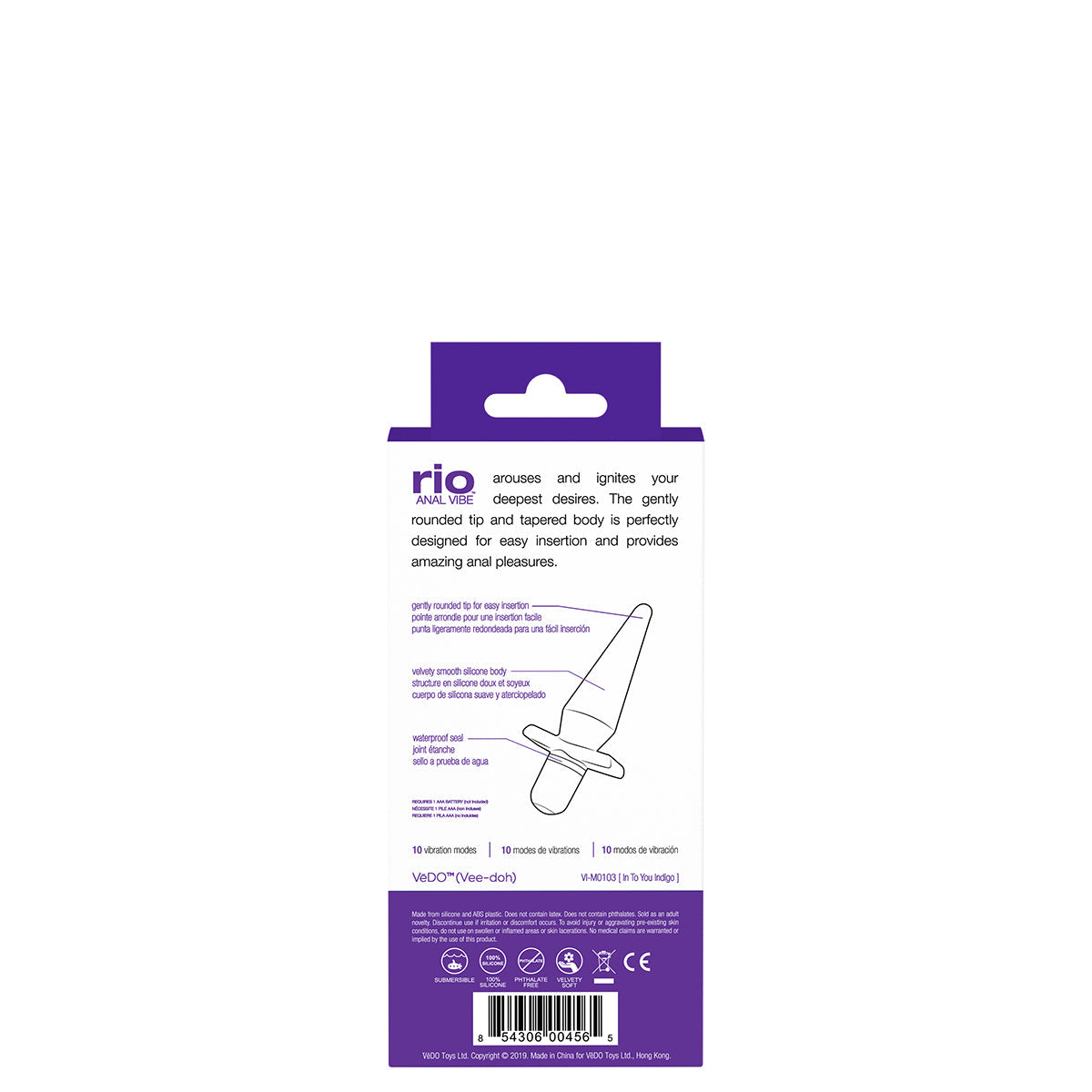 VeDO Rio Anal Vibe - Indigo VeDO